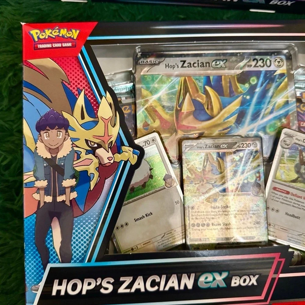 2 Pokemon Hop's Zacian EX Box
